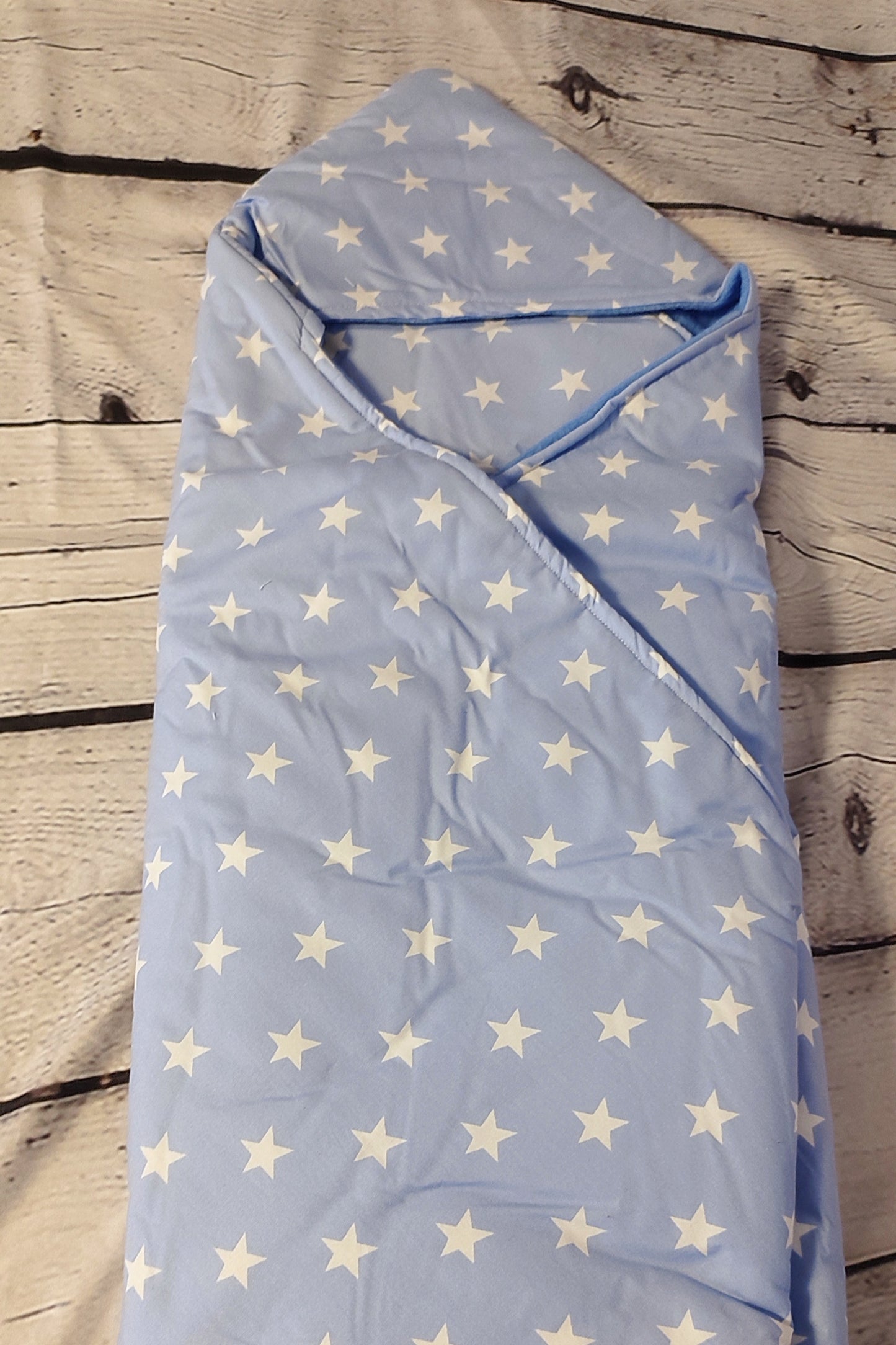 Blue Stars - 6-18m - Baby Snug Wrap Blanket