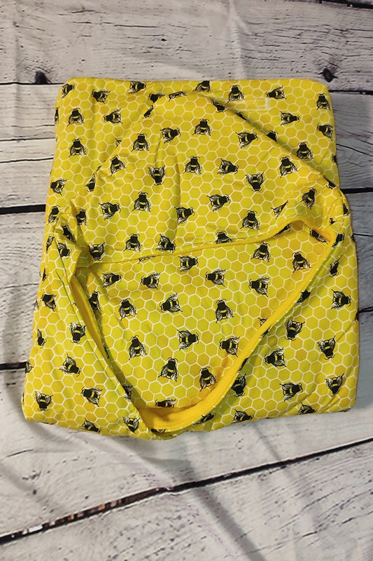 Yellow Bees - 6-18m - Baby Snug Wrap Blanket