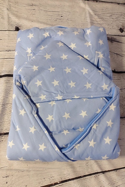 Blue Stars - 6-18m - Baby Snug Wrap Blanket